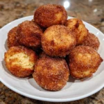 Close-up of donut bite with fluffy inside showing