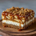 Caramel Apple Cheesecake Bars
