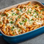 Cheesy Buffalo Chicken Pasta Bake