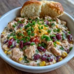 Slow Cooker Cream Cheese Crack Chicken Chili