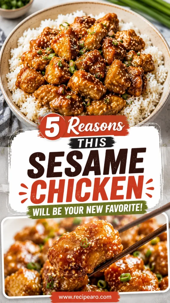 20 Minute Asian Air Fryer Sesame Chicken