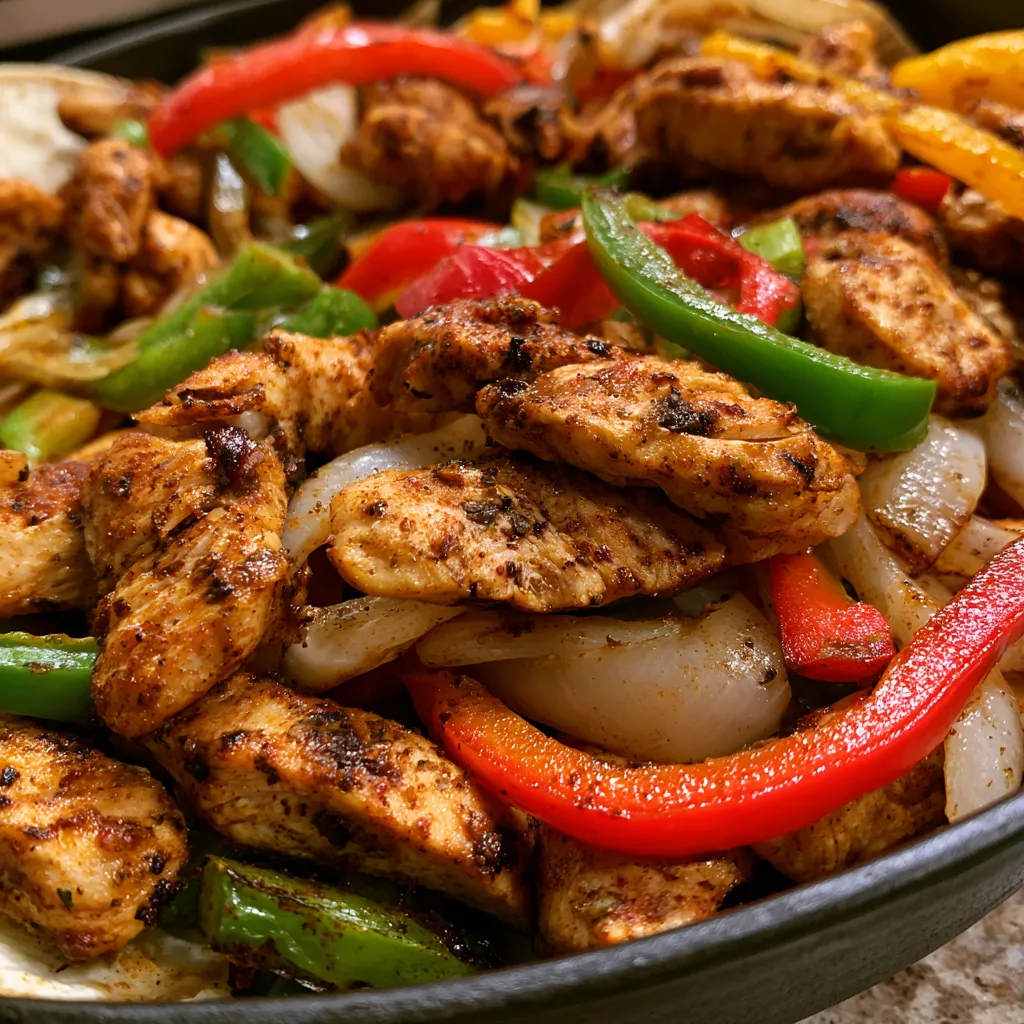 Air Fryer Chicken Fajitas