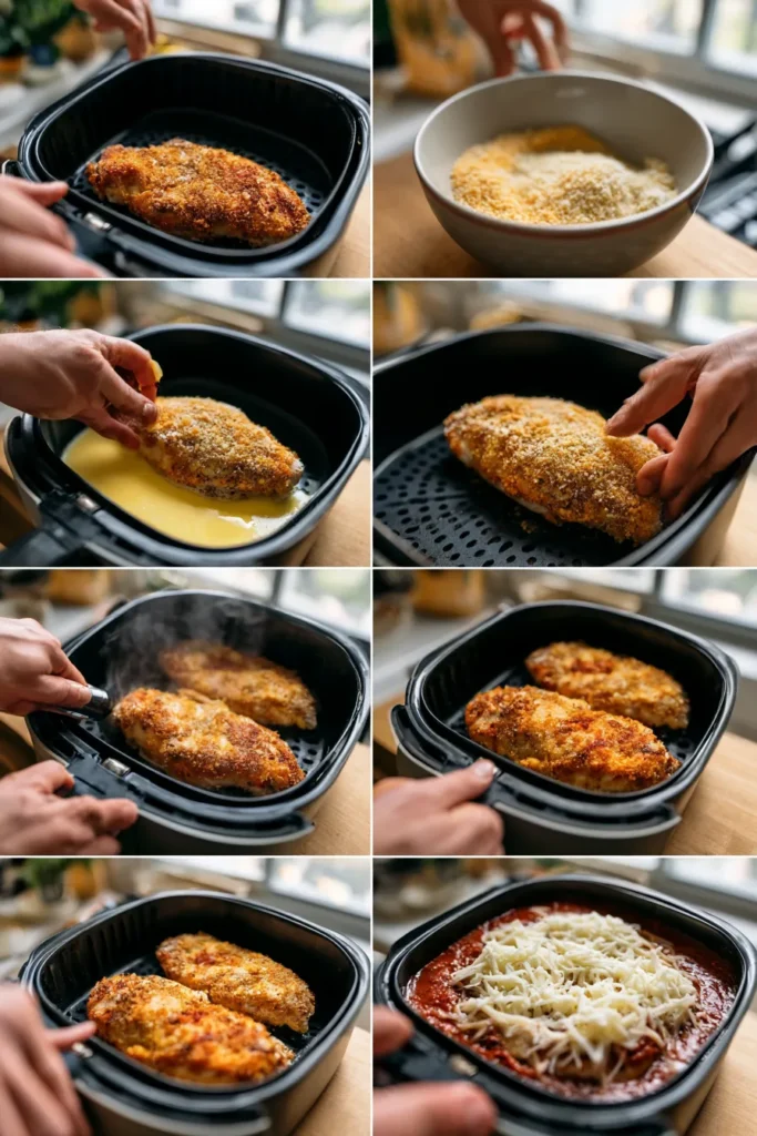 Air Fryer Chicken Parmesan