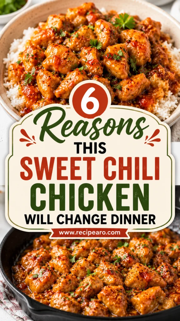 Air Fryer Sweet Chili Chicken and Brussels Sprouts