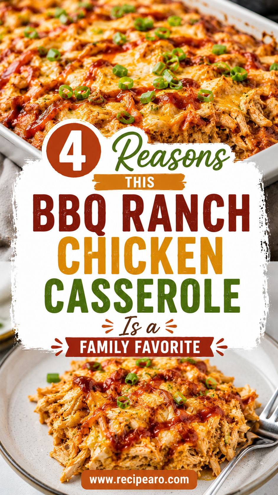 BBQ Ranch Chicken Casserole