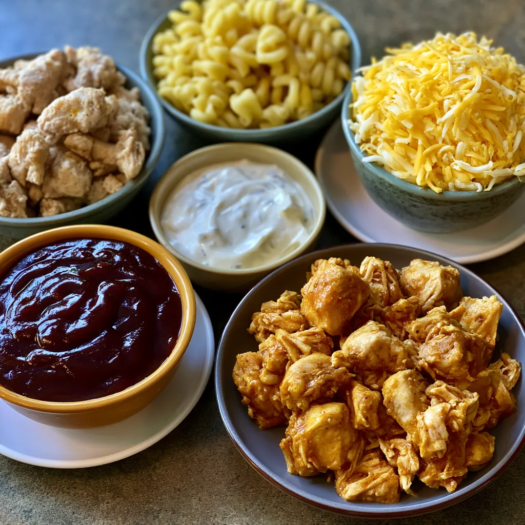 BBQ Ranch Chicken Casserole
