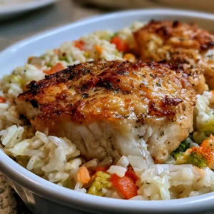 Baked Chicken and Rice