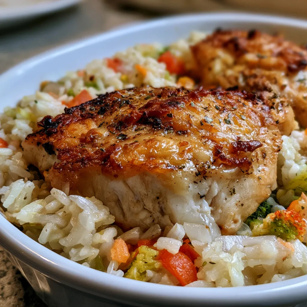 Baked Chicken and Rice