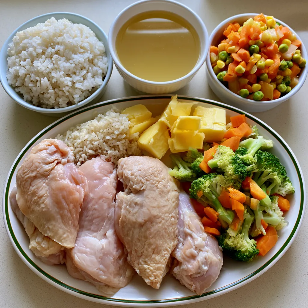 Baked Chicken and Rice