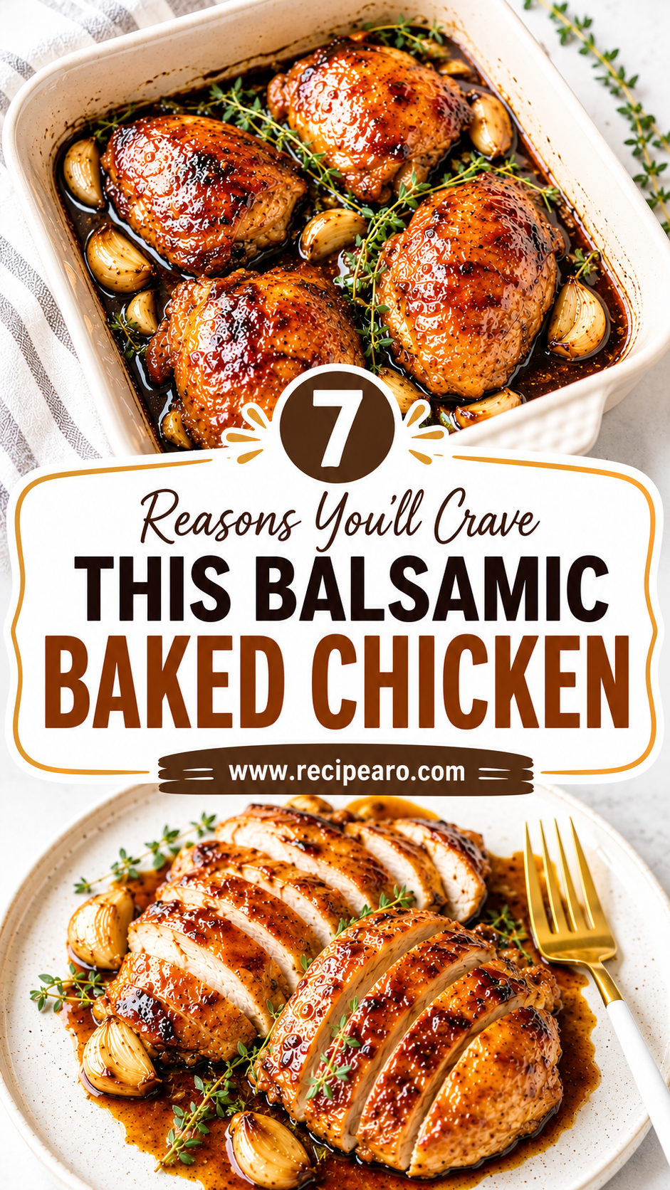 Balsamic Baked Chicken with Mozzarella