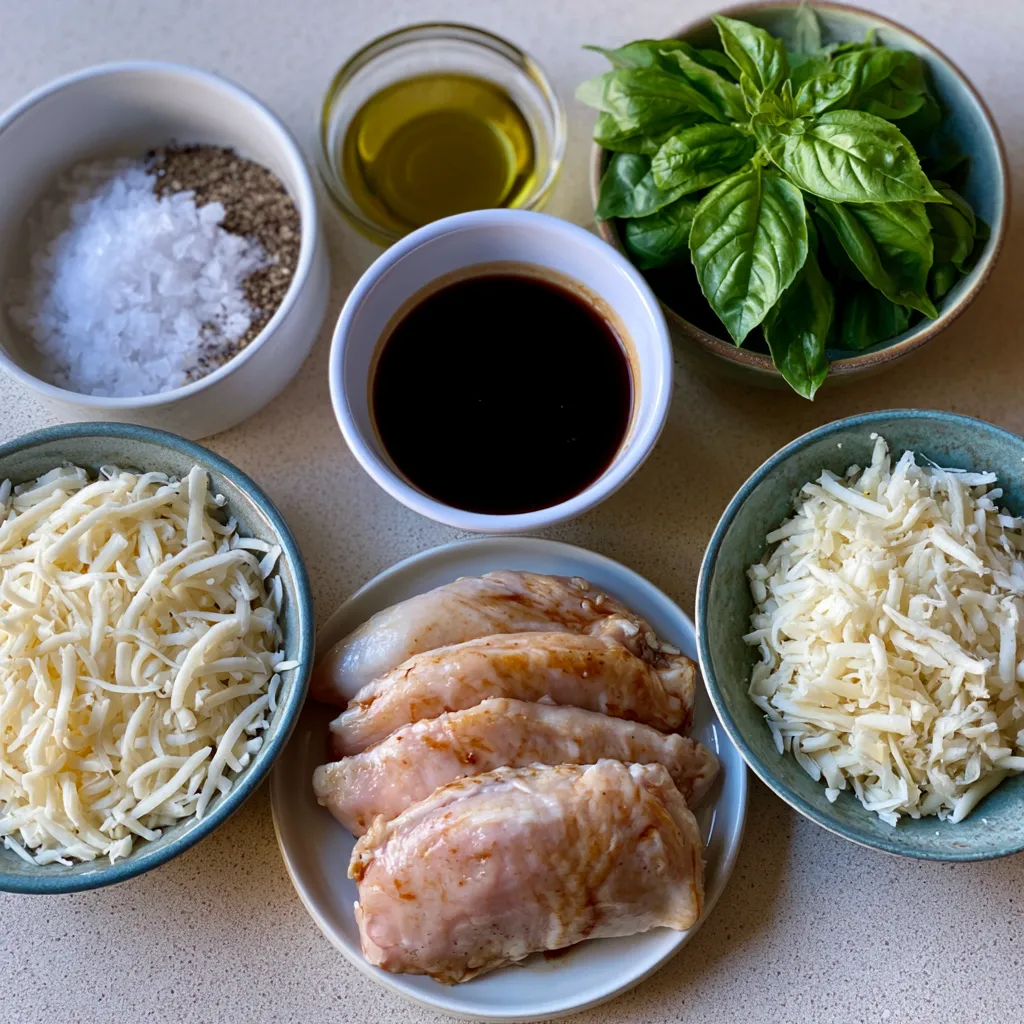 Balsamic Baked Chicken with Mozzarella