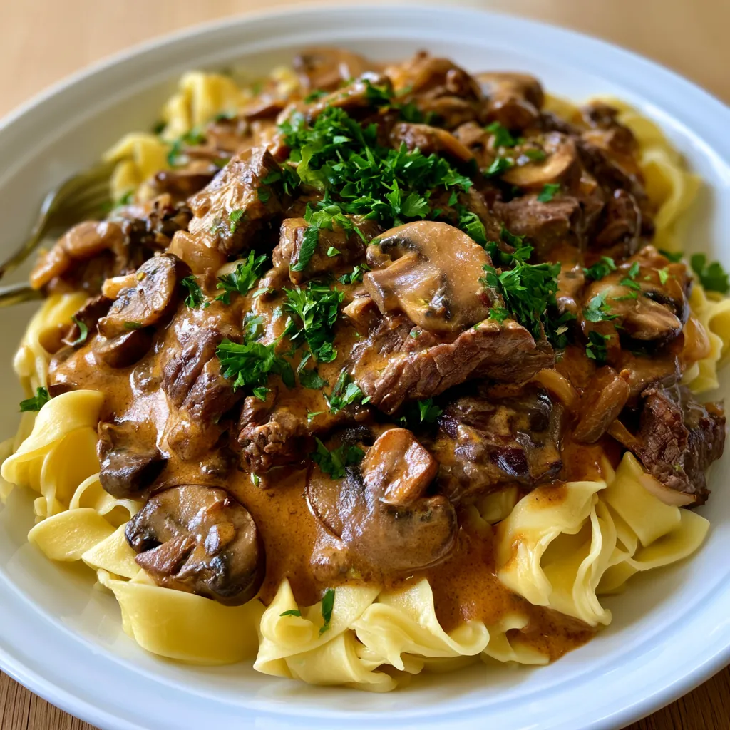 Beef Stroganoff