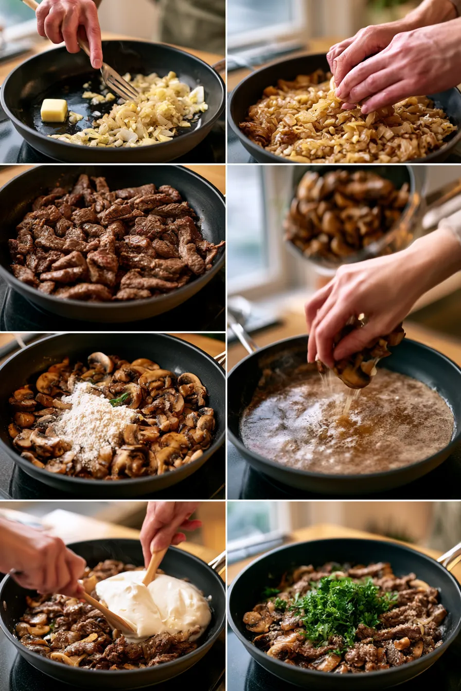 Beef Stroganoff