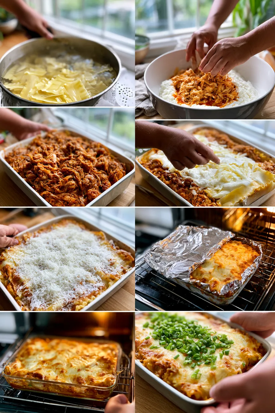 Buffalo Chicken Lasagna