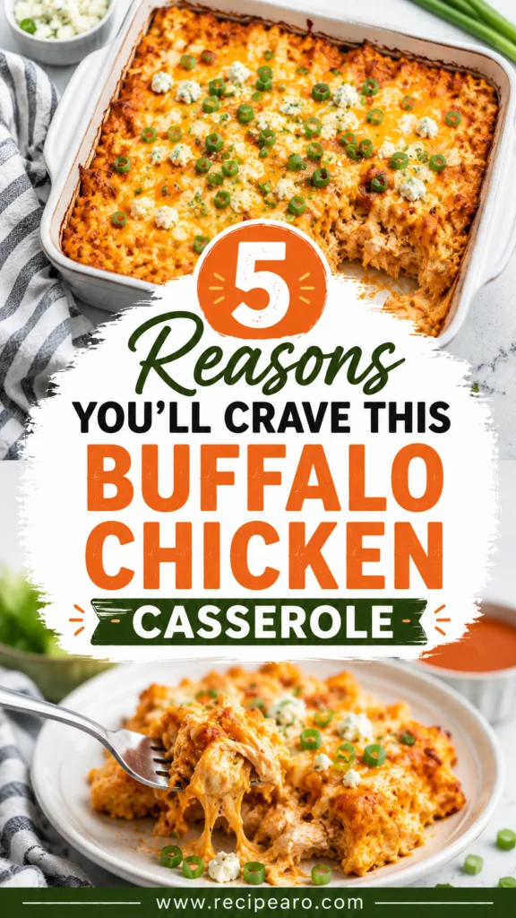 Buffalo Chicken Sweet Potato Casserole