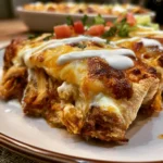 Cheesy Oven-Crispy Chicken Smoked Beef Ranch Tacos