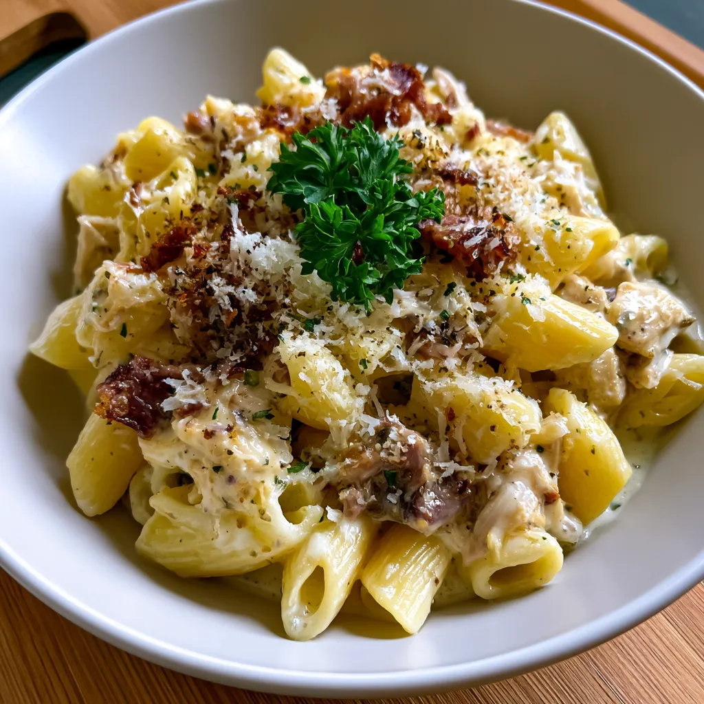 Chicken Smoked Beef Ranch Pasta