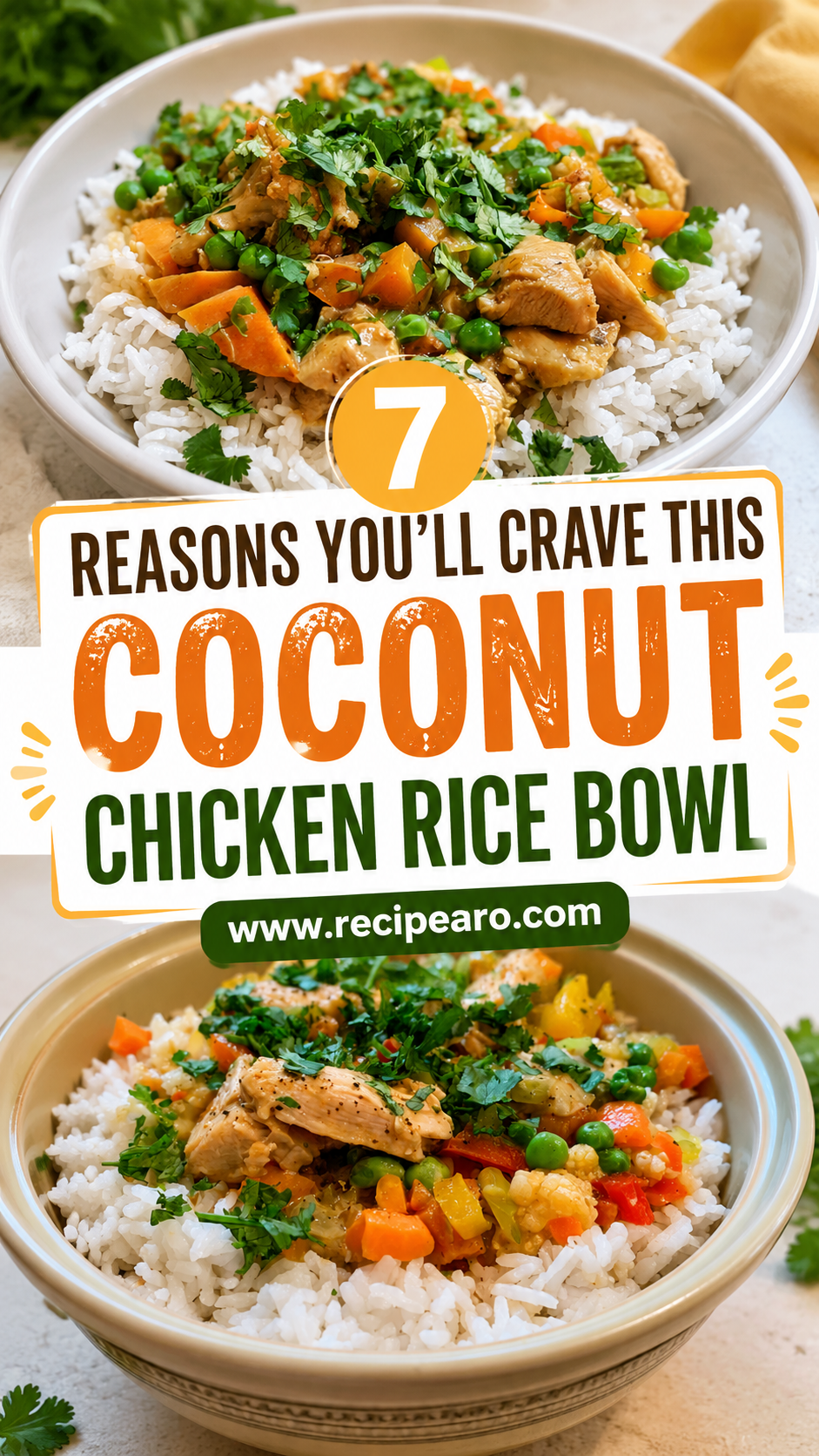 Coconut Chicken Rice Bowl