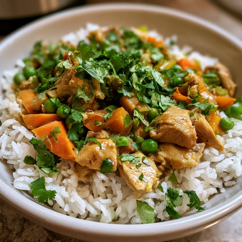 Coconut Chicken Rice Bowl