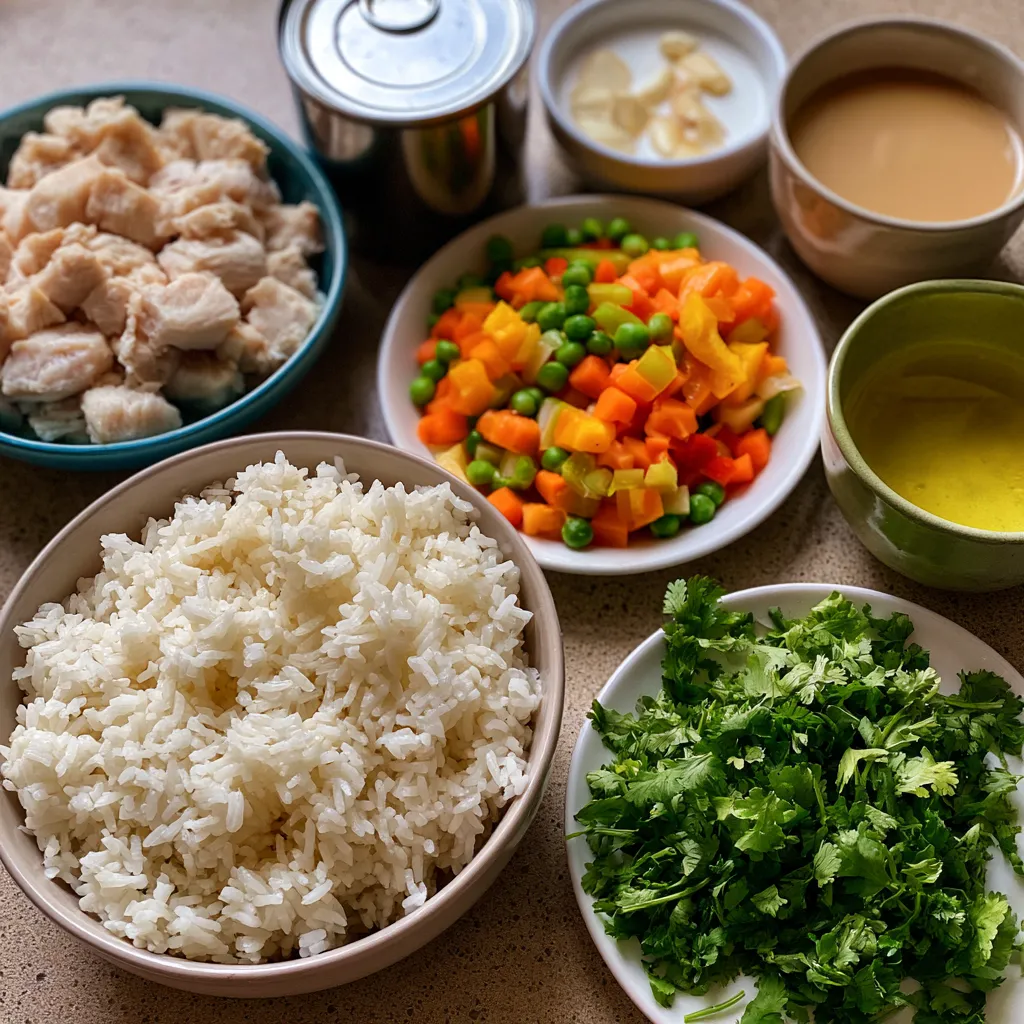 Coconut Chicken Rice Bowl