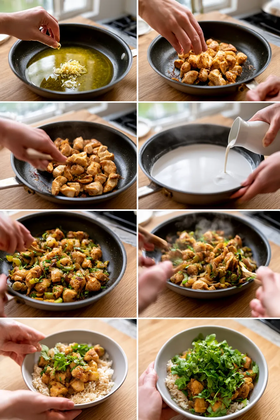 Coconut Chicken Rice Bowl
