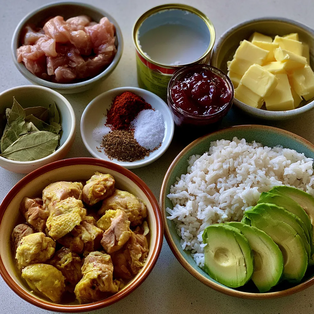 Coconut Chicken with a Caribbean Twist