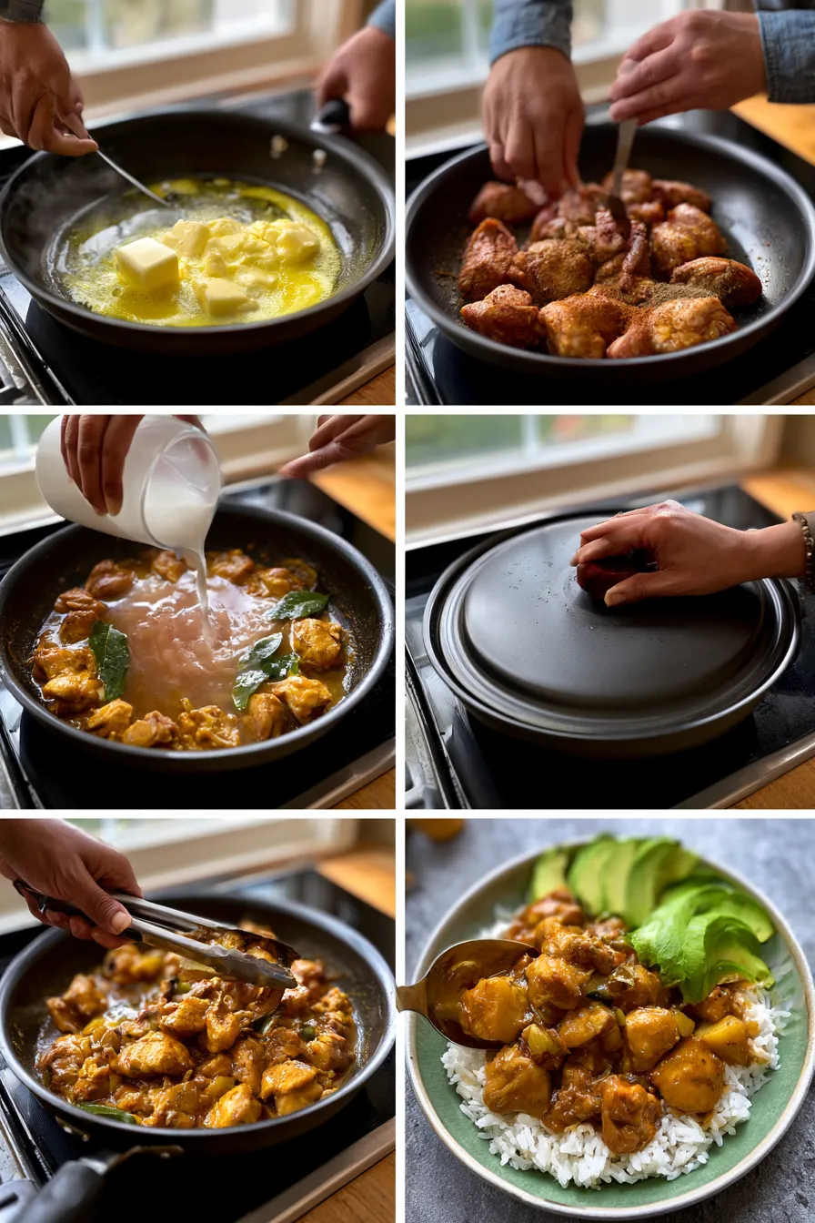 Coconut Chicken with a Caribbean Twist