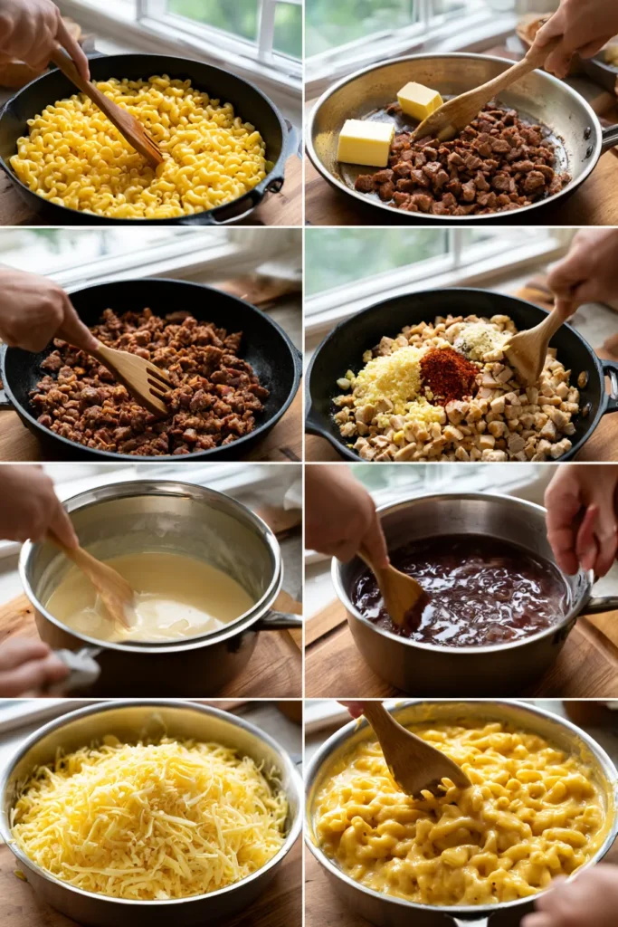 Copycat Honey Pepper Chicken Mac and Cheese