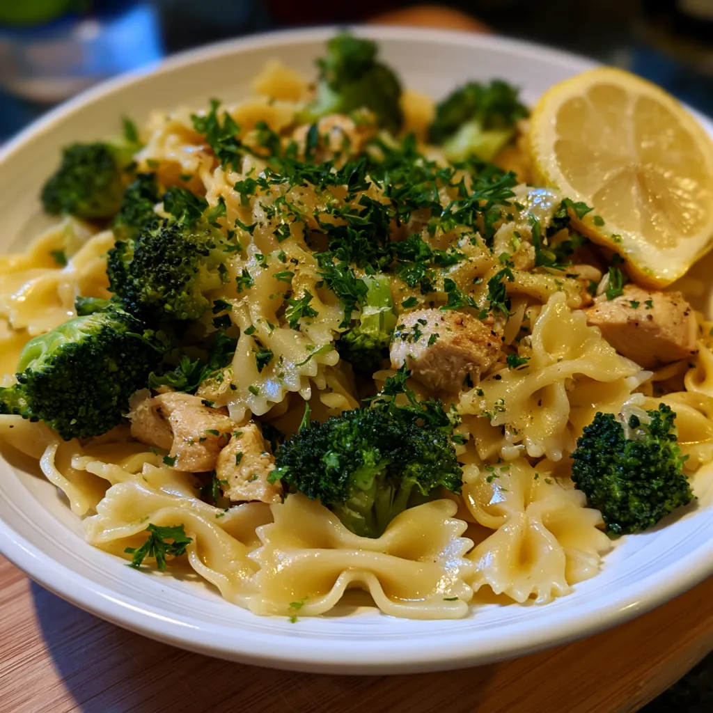 Cowboy Butter Lemon Chicken Bowties