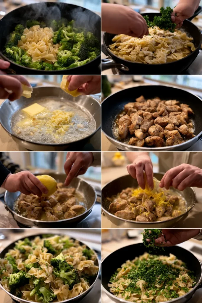 Cowboy Butter Lemon Chicken Bowties