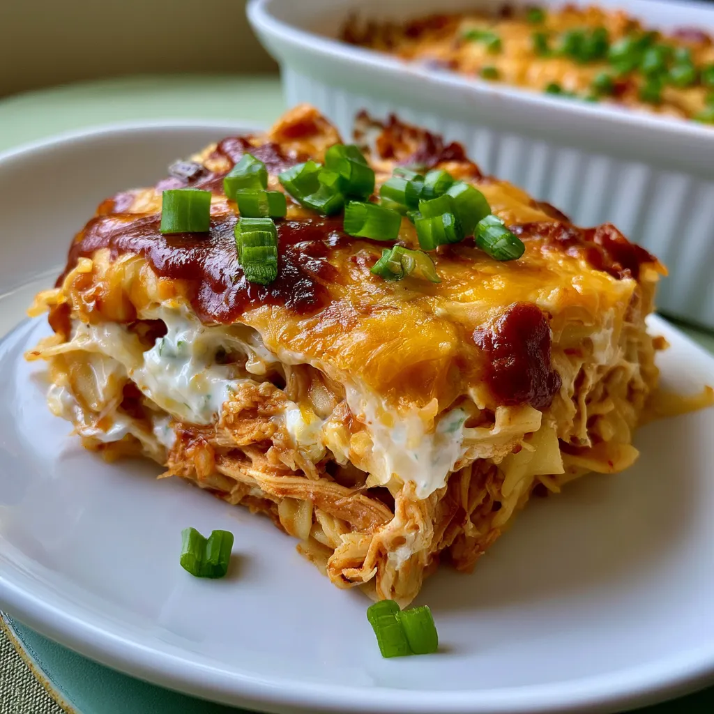 Creamy BBQ Ranch Chicken Casserole
