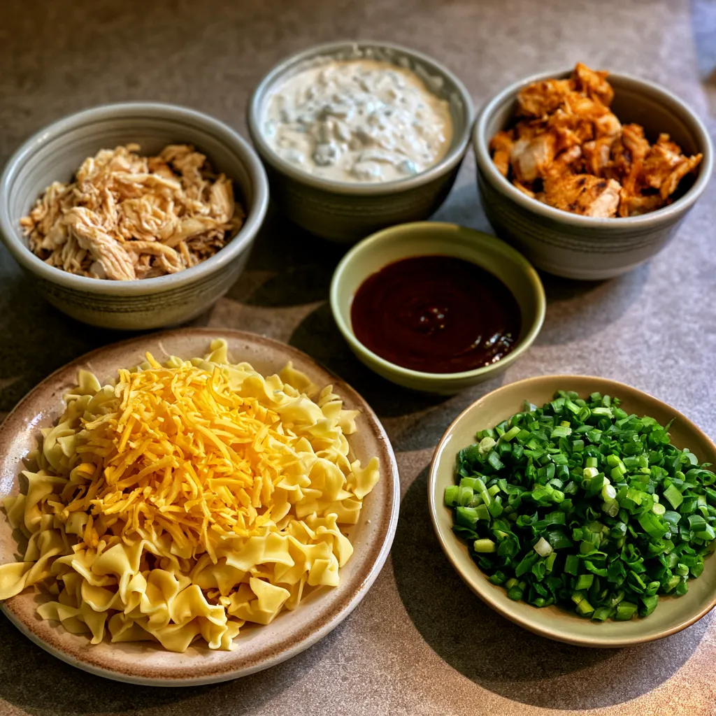 Creamy BBQ Ranch Chicken Casserole