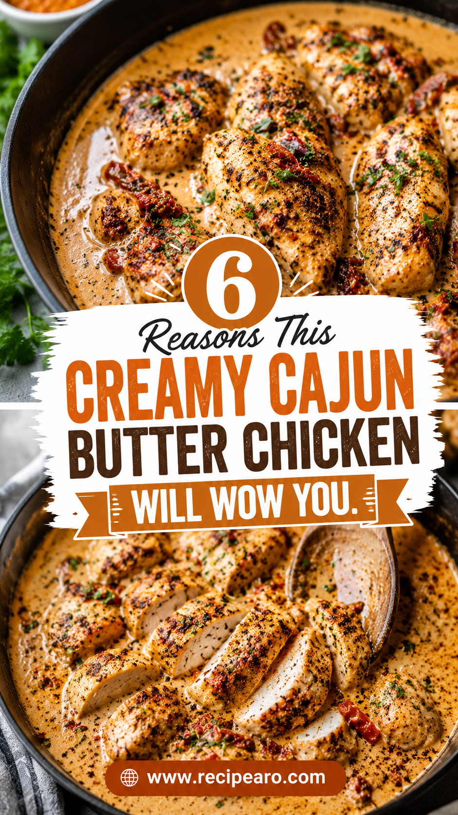 Creamy Cajun Butter Chicken