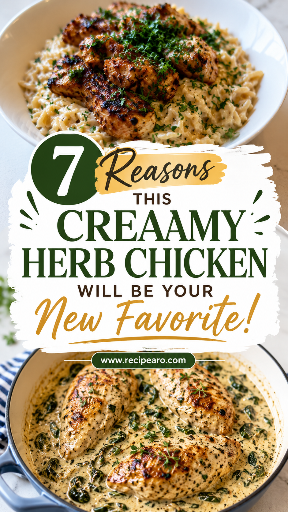 Creamy Herb Chicken with Mashed Potatoes