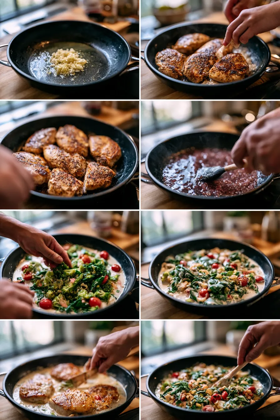 Creamy Low-Carb Tuscan Chicken
