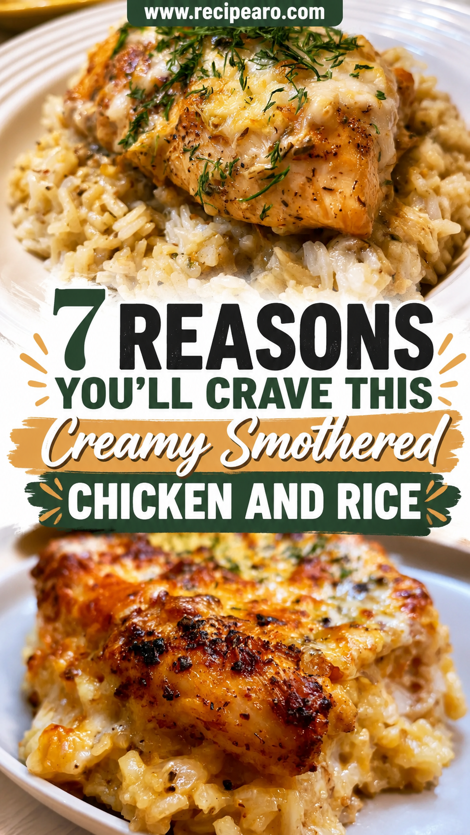 Creamy Smothered Chicken and Rice