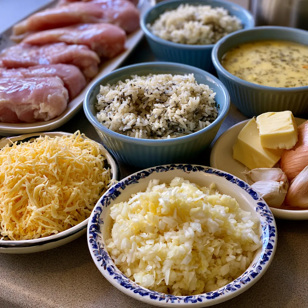 Creamy Smothered Chicken and Rice