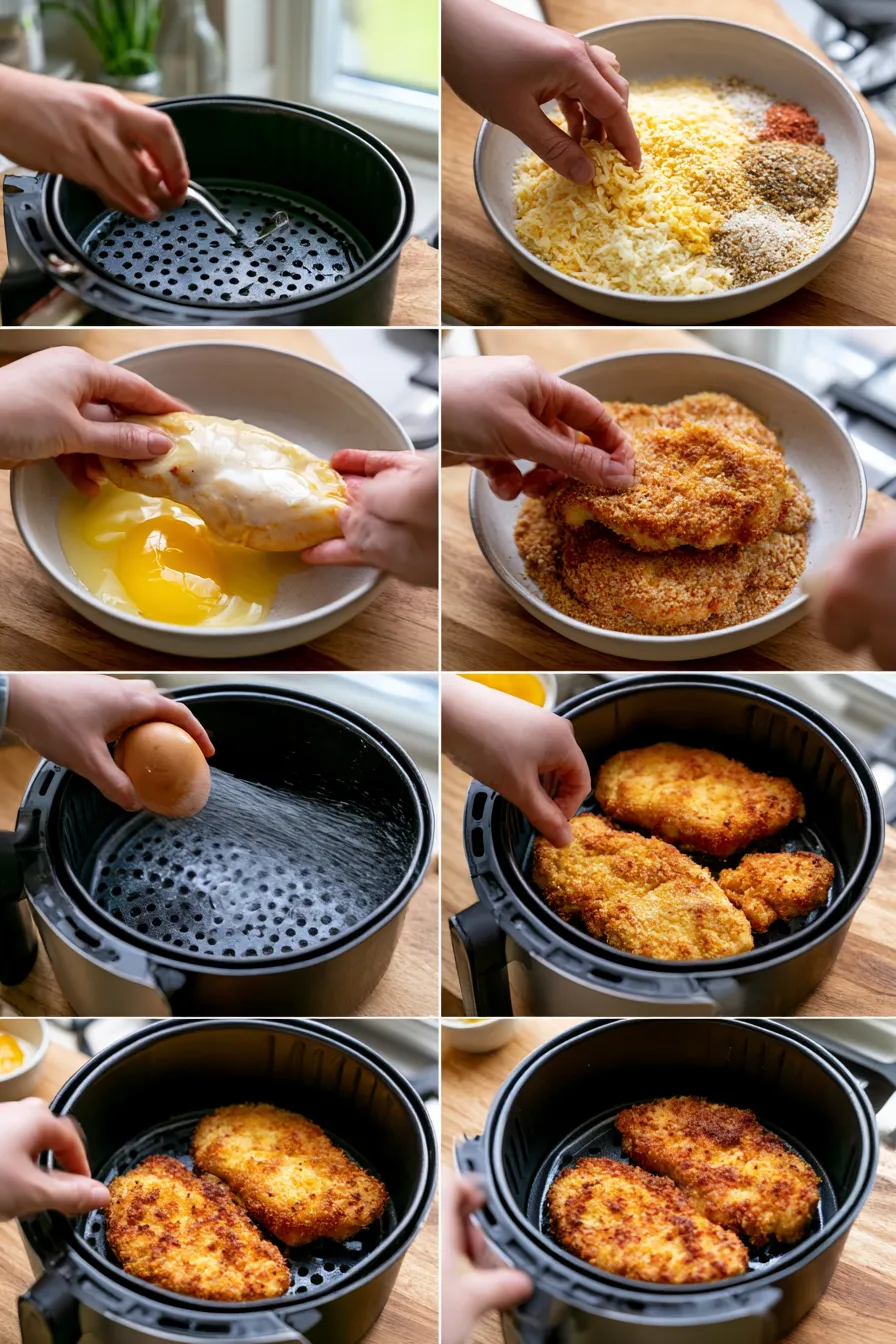 Crispy Air Fryer Chicken Cutlets
