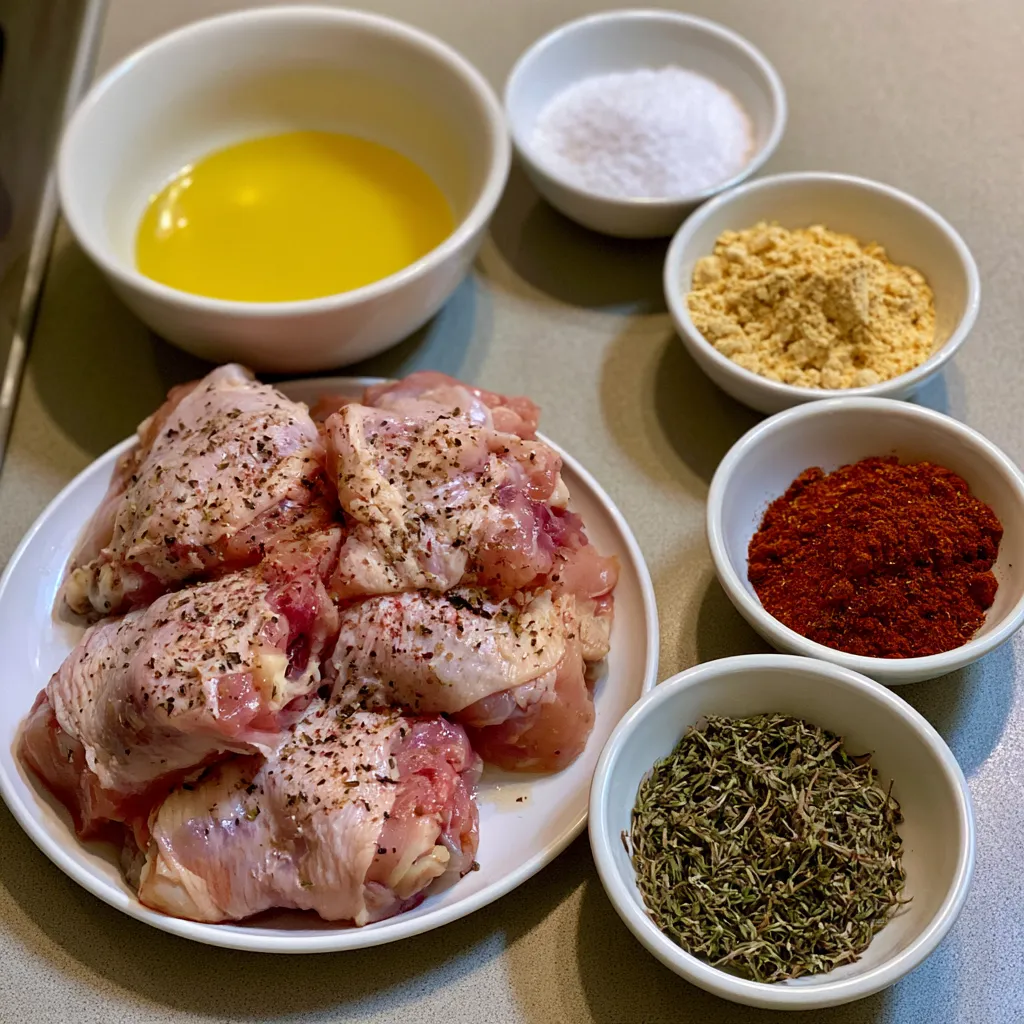 Crispy Air Fryer Chicken Thighs