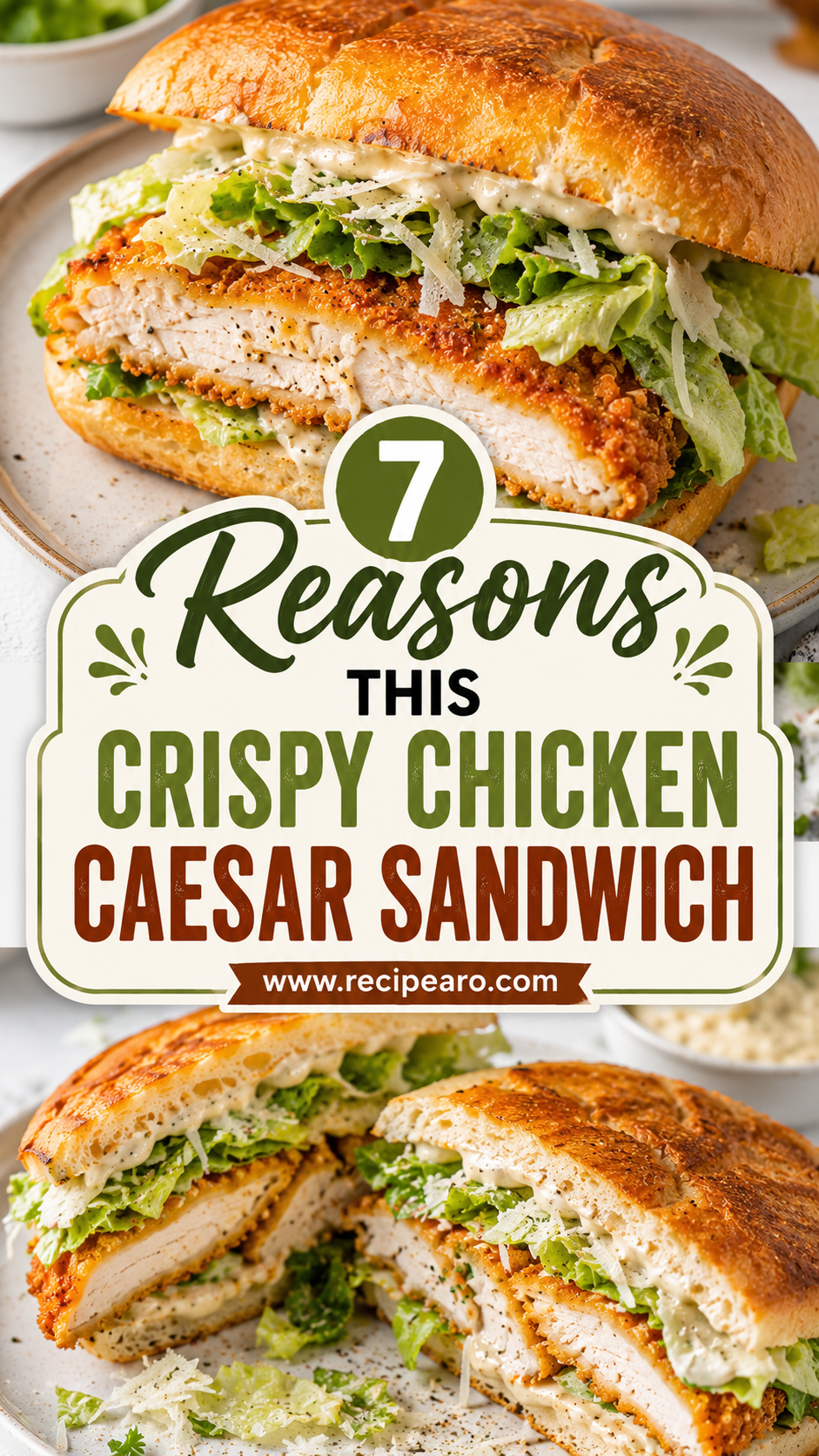 Crispy Chicken Caesar Sandwich
