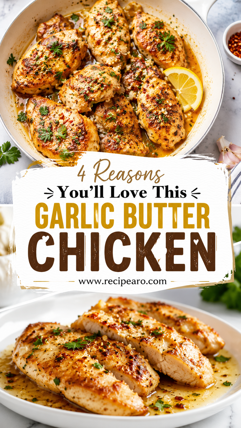 Crockpot Garlic Butter Chicken