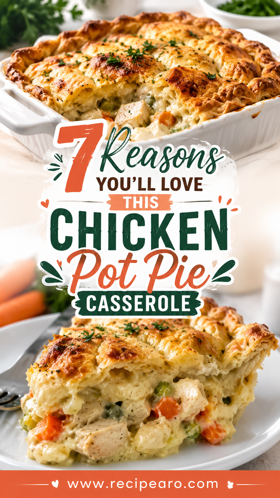 Easy Homemade Chicken Pot Pie Casserole