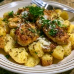 Garlic Parmesan Chicken and Potatoes