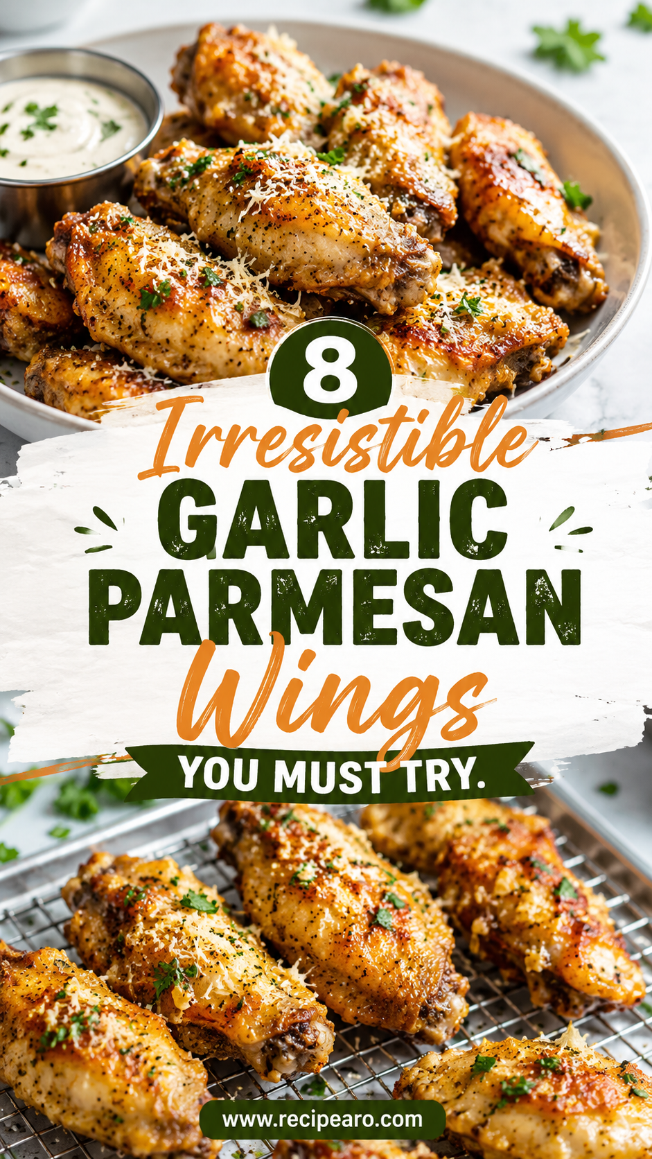 Garlic Parmesan Wings Recipe