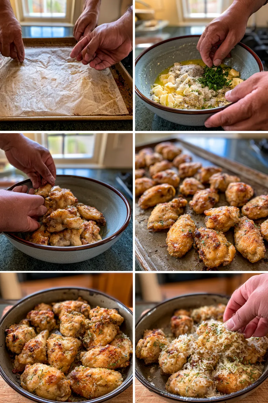 Garlic Parmesan Wings Recipe