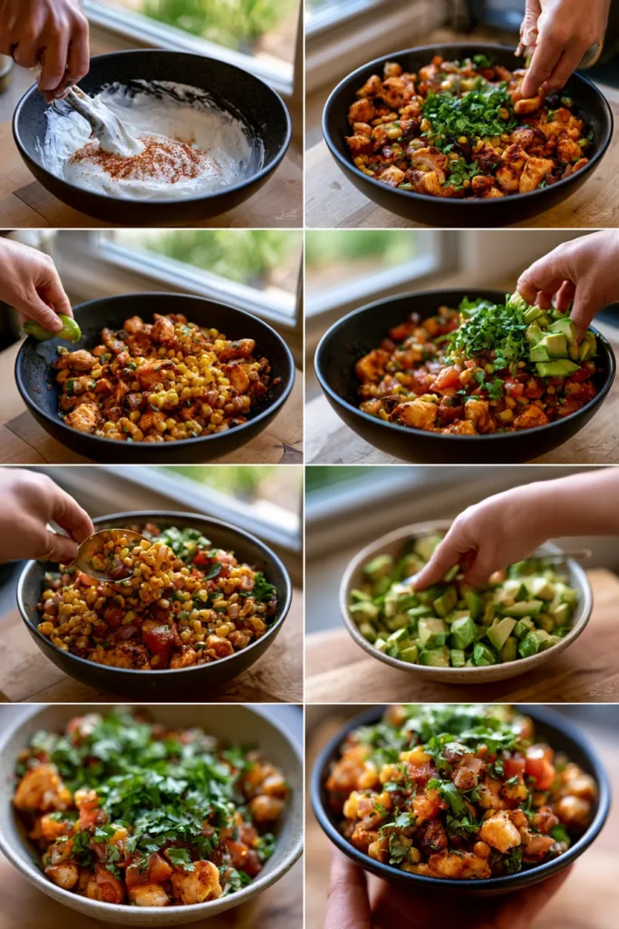 High Protein Chicken Street Corn Salad
