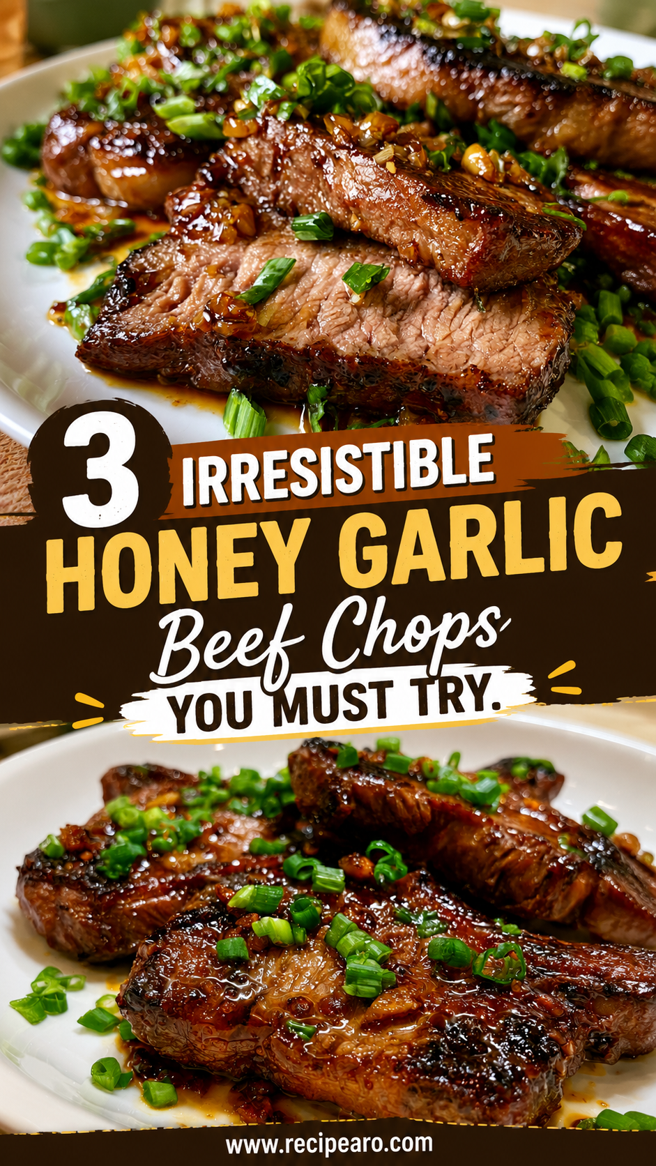 Honey Garlic Beef Chops