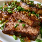 Honey Garlic Beef Chops
