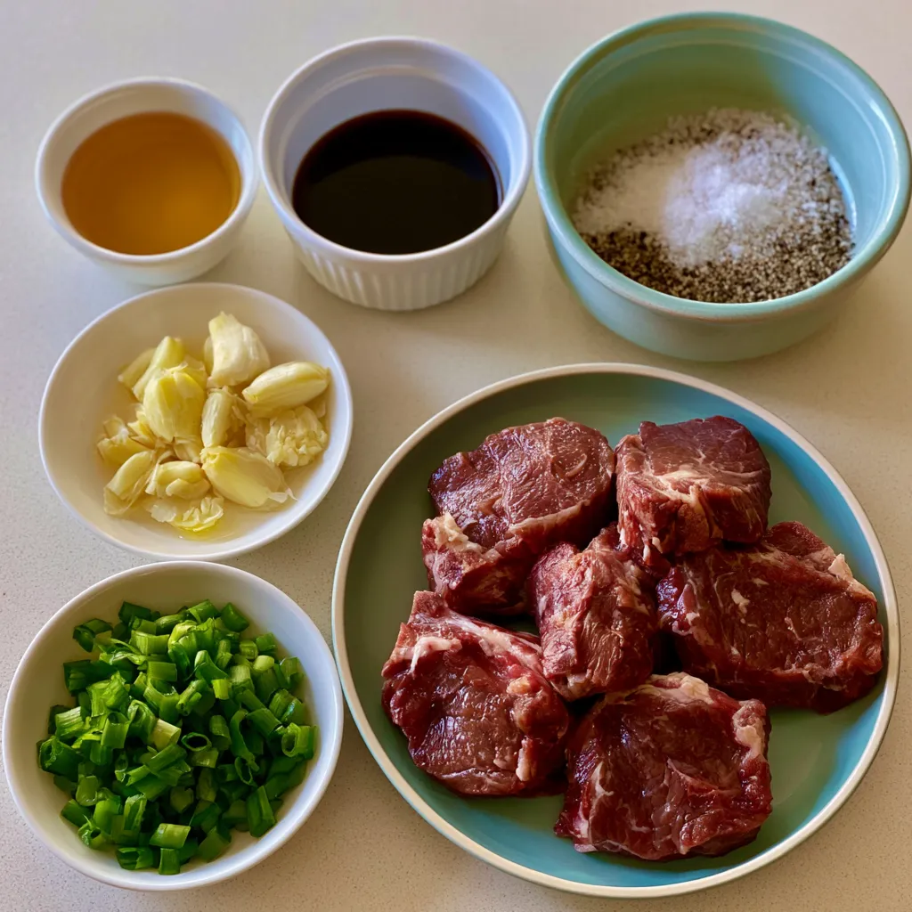 Honey Garlic Beef Chops
