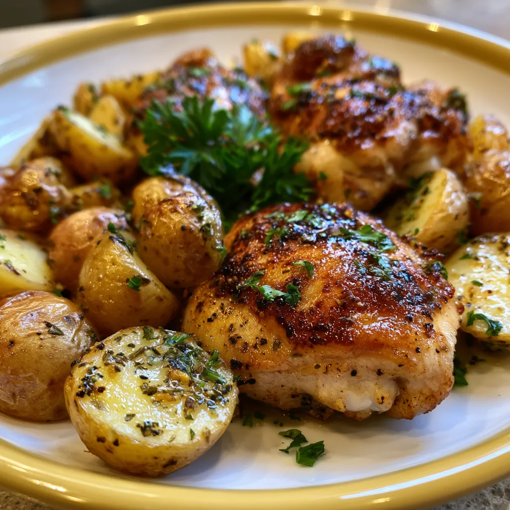 One Pan Ranch Chicken and Potatoes
